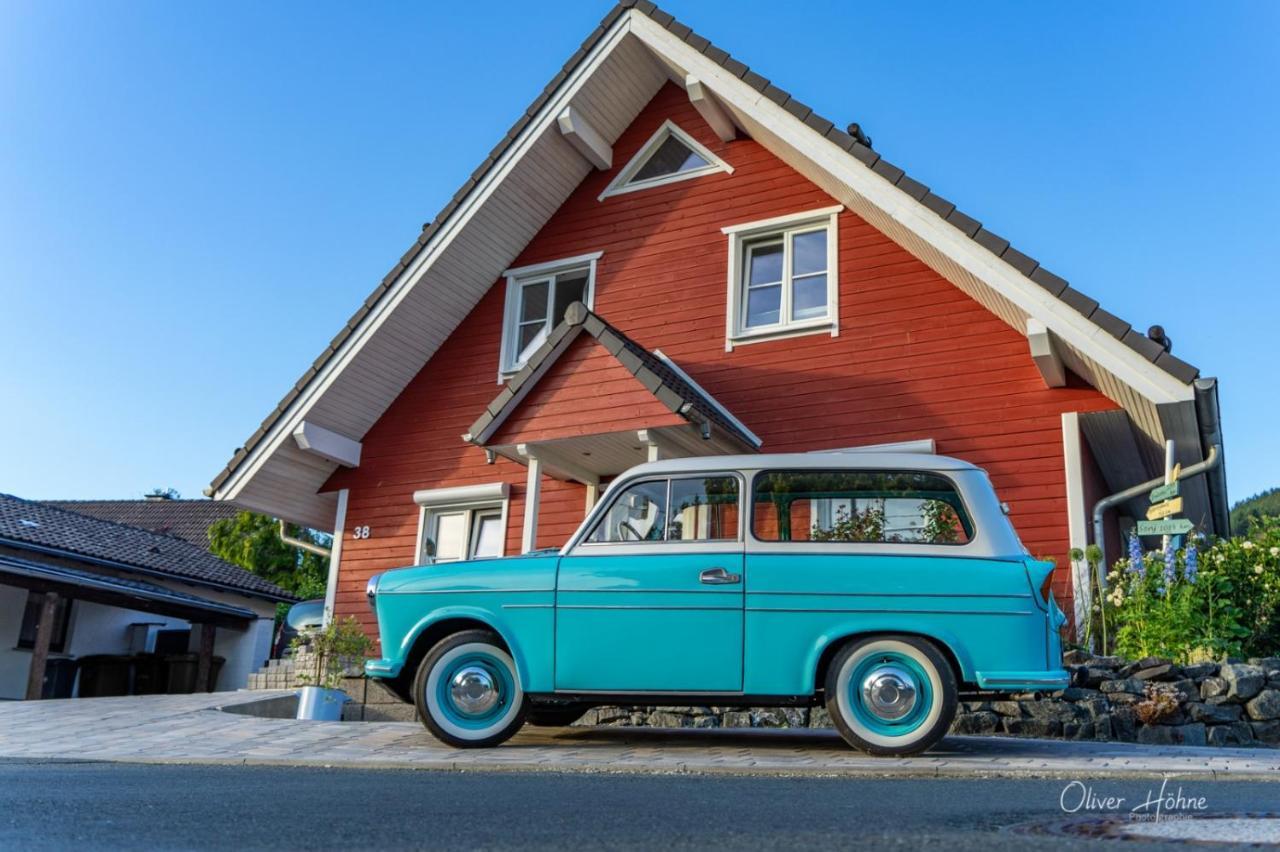 Wohnung Im Schwedenhaus บาด ลาสเฟอ ภายนอก รูปภาพ